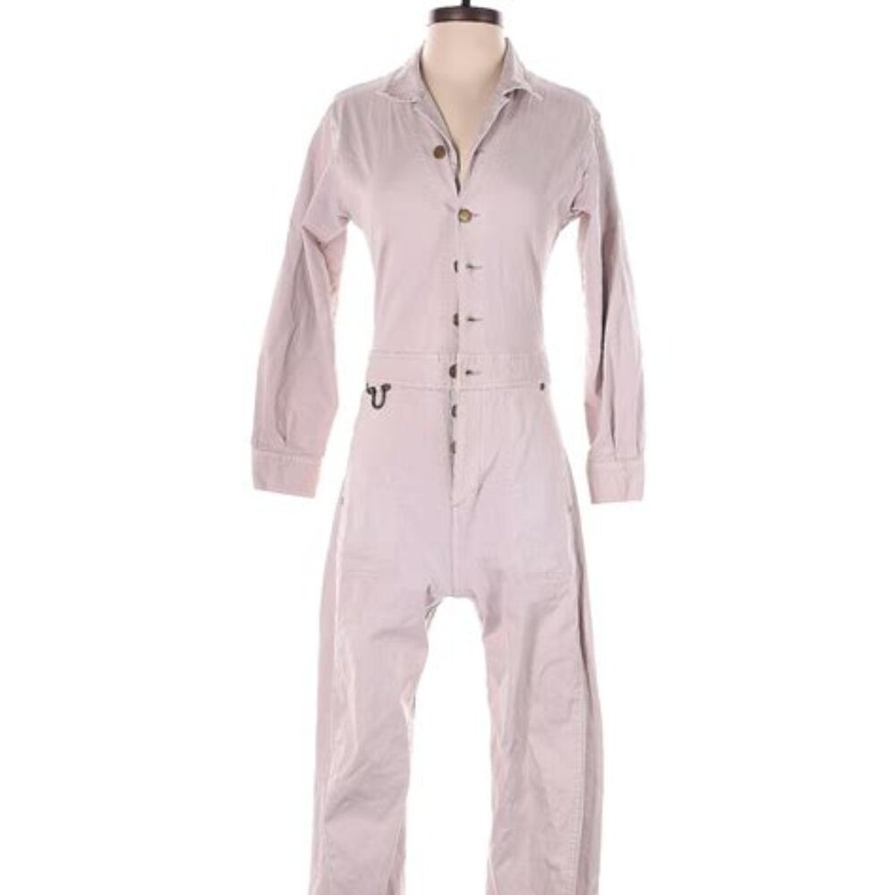 The Original Jane Jump One Jumpsuit Boiler Suit - Blush pink - size 2